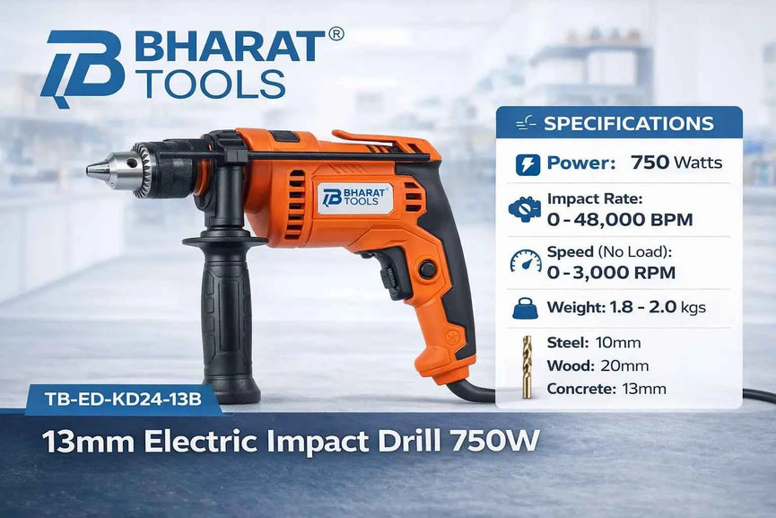 Bharat Tools TB-ED-KD24-13B 13mm ELECTRIC IMPACT DRILL 750W
