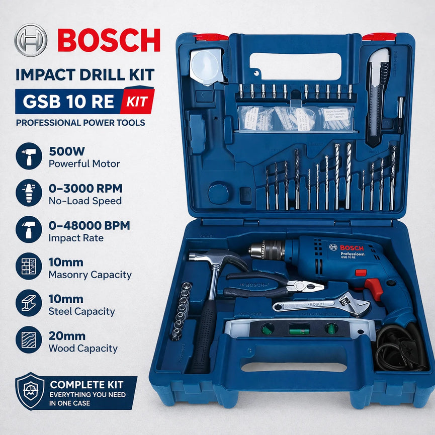 Bosch Impact Drill GSB10RE KIT