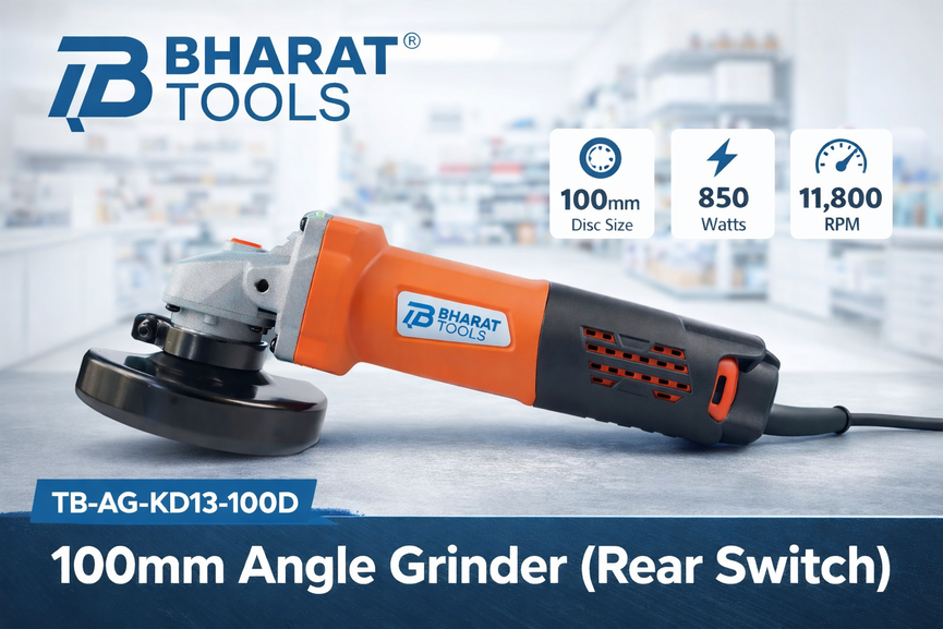 Bharat Tools TB-AG-KD13-100D 100mm Angle Grinder Rear Switch