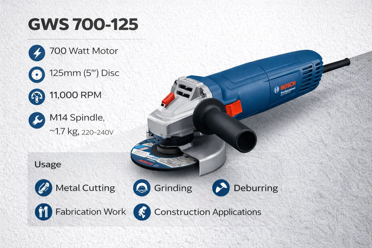 Bosch Angle Grinder GWS 700-125
