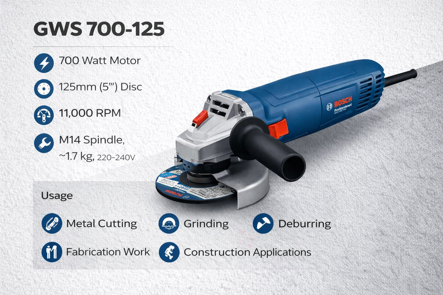Bosch Angle Grinder GWS 700-125