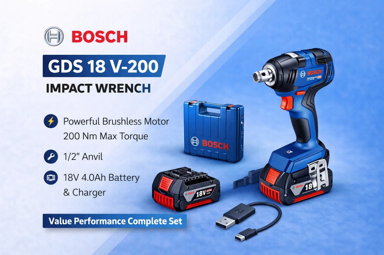 BOSCH GDS 18 V-200 IMPACT WRENCH