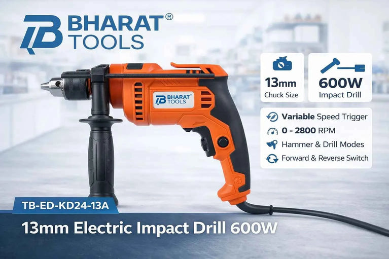 Bharat Tools TB-ED-KD24-13A 13mm ELECTRIC IMPACT DRILL 600W