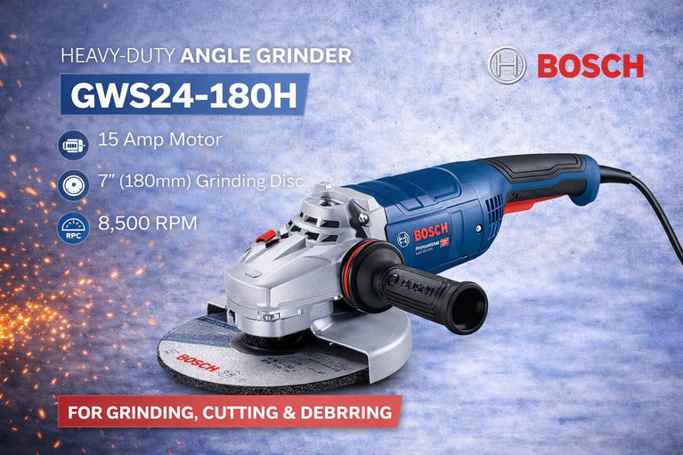 BOSCH ANGLE GRINDER GWS24 180H