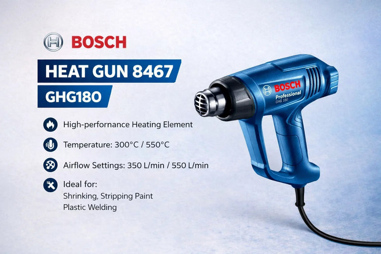 BOSCH HEAT GUN 8467 GHG180