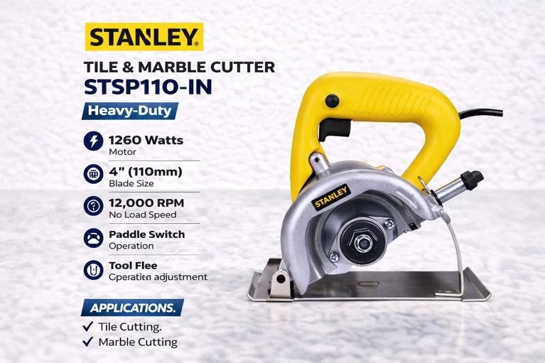 Stanley STSP110-IN 4-inch (110mm) Tile and Marble Cutter