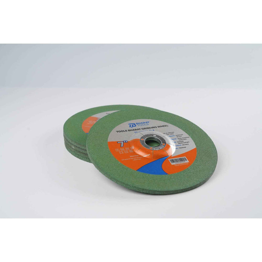 Bharat Tools Grinding Wheel TB-G18060-22-A 7" 180x6x22.2MM (Pack of 5)