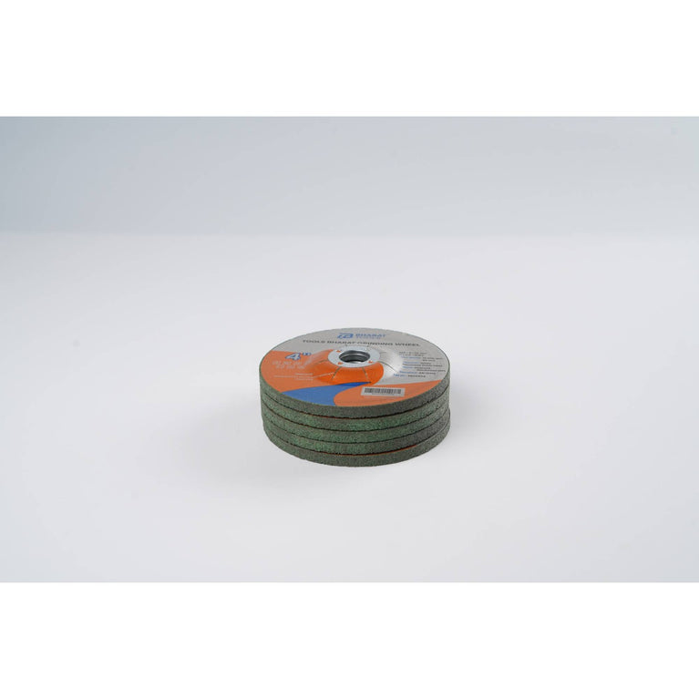 Bharat Tools Grinding Wheel TB-G10060-22-A 4" 100x6x22.2MM (Pack of 5)